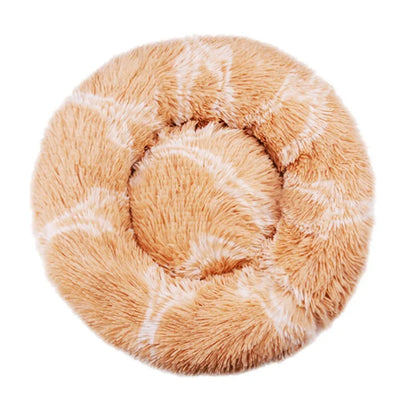 Comfortable Soft Plush Round Pet Bed