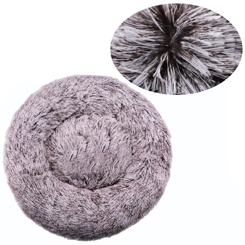 Comfortable Soft Plush Round Pet Bed