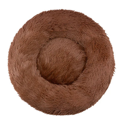 Comfortable Soft Plush Round Pet Bed