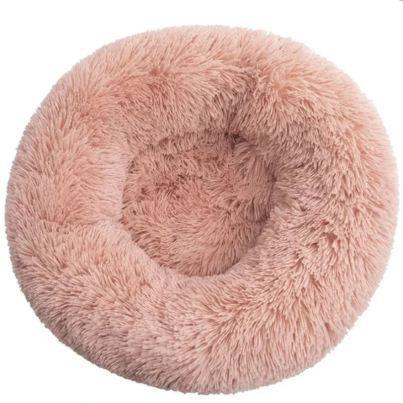 Comfortable Soft Plush Round Pet Bed
