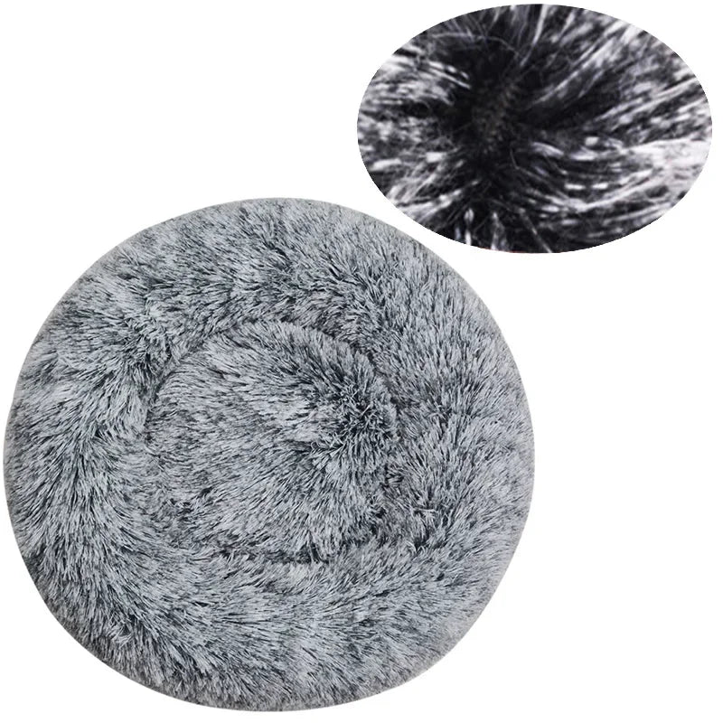 Comfortable Soft Plush Round Pet Bed