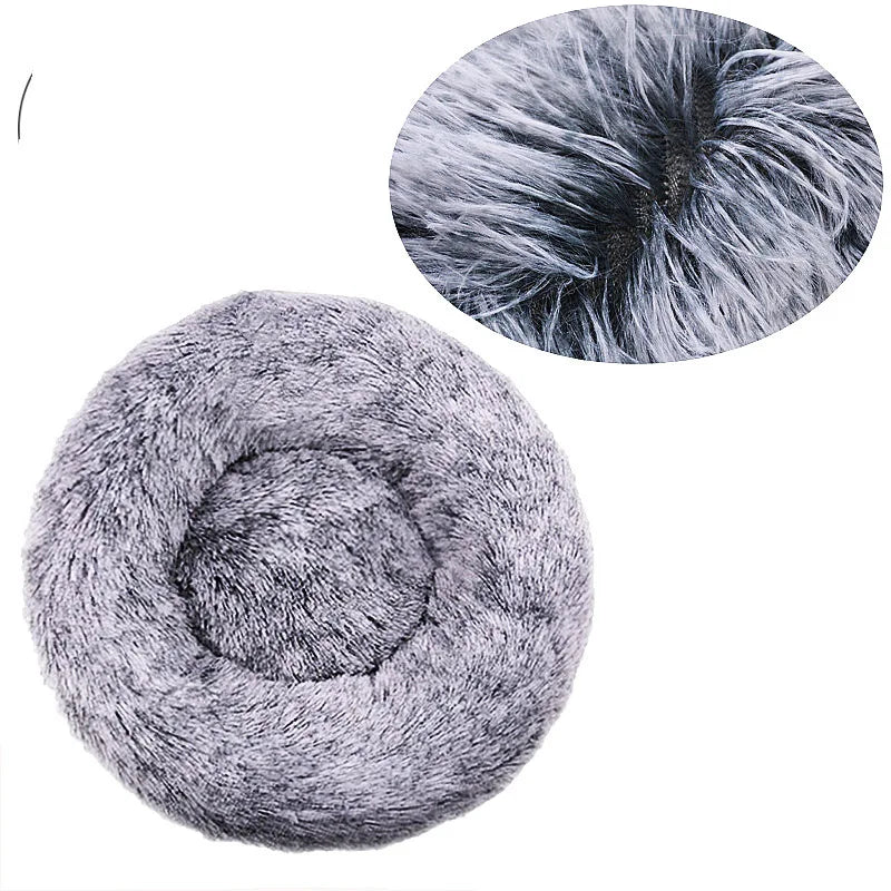 Comfortable Soft Plush Round Pet Bed