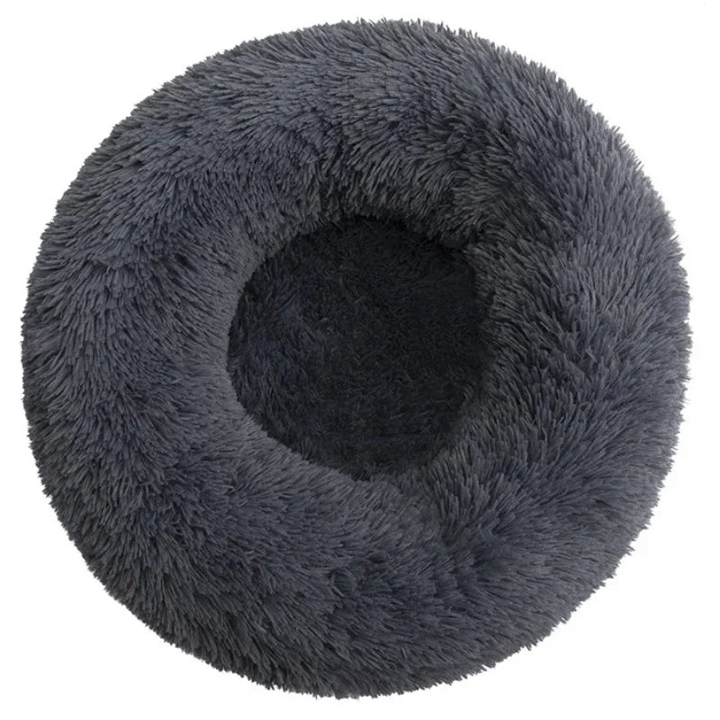 Comfortable Soft Plush Round Pet Bed
