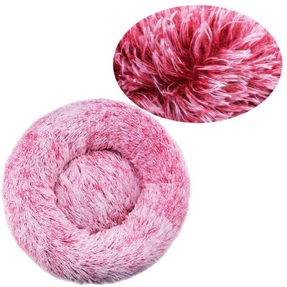 Comfortable Soft Plush Round Pet Bed